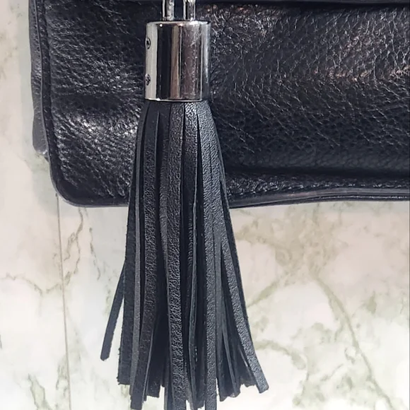 CLEMENTS RIBEIRO Black Leather Crossbody - Picture 5 of 13